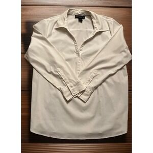 Venezia Dress Shirt Men's White Button Down  14/16